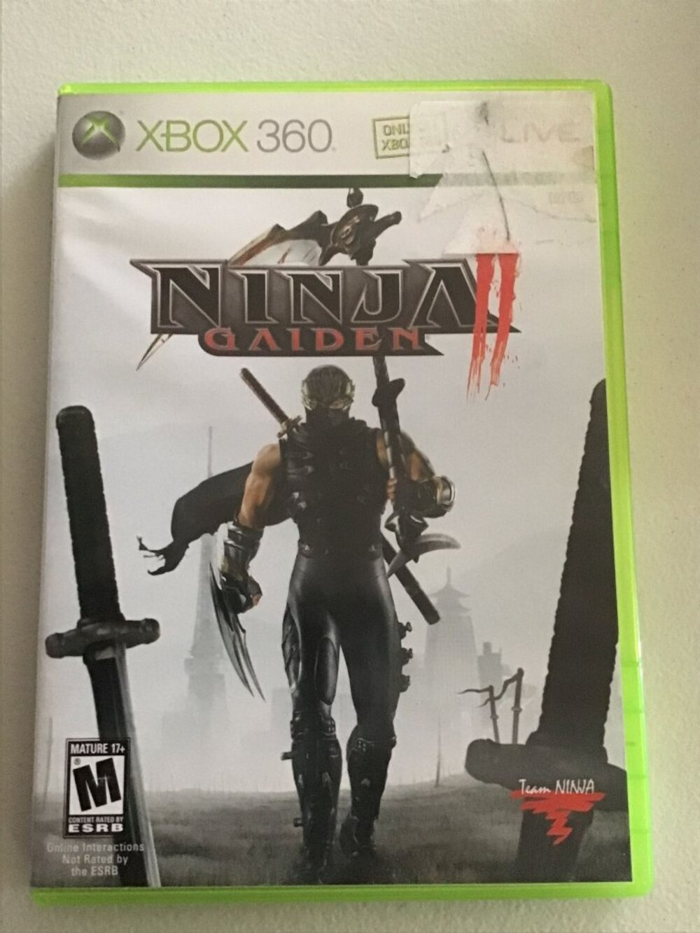 Ninja Gaiden II Microsoft Xbox 360 Complete CIB Team Ninja Action Hack and Slash